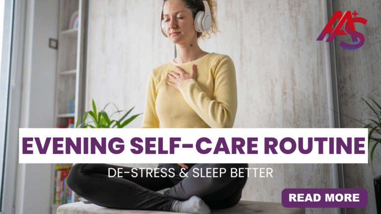Evening self-care routine to de-stress and sleep better naturally